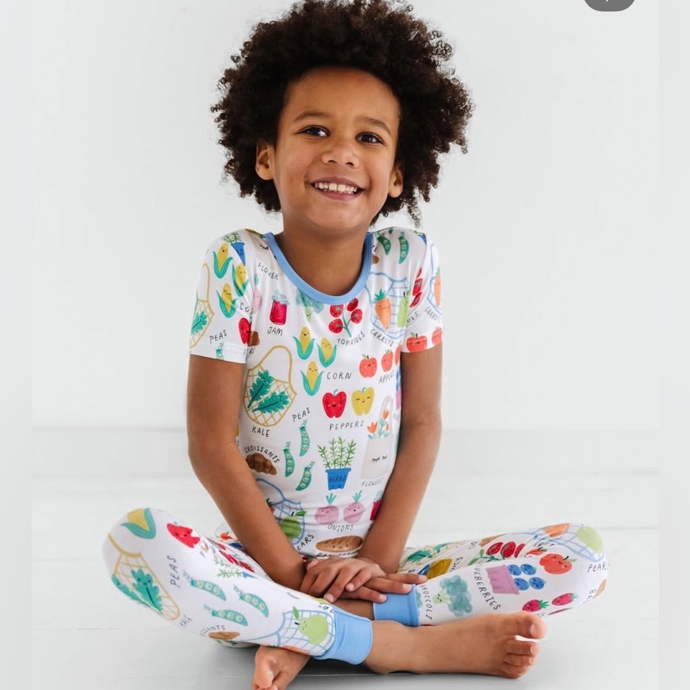 EUC - Little Sleepies Farmer’s Market Pajama Set (4T)